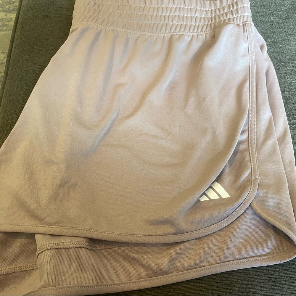 Adidas Lilac Pacer Knit Shorts